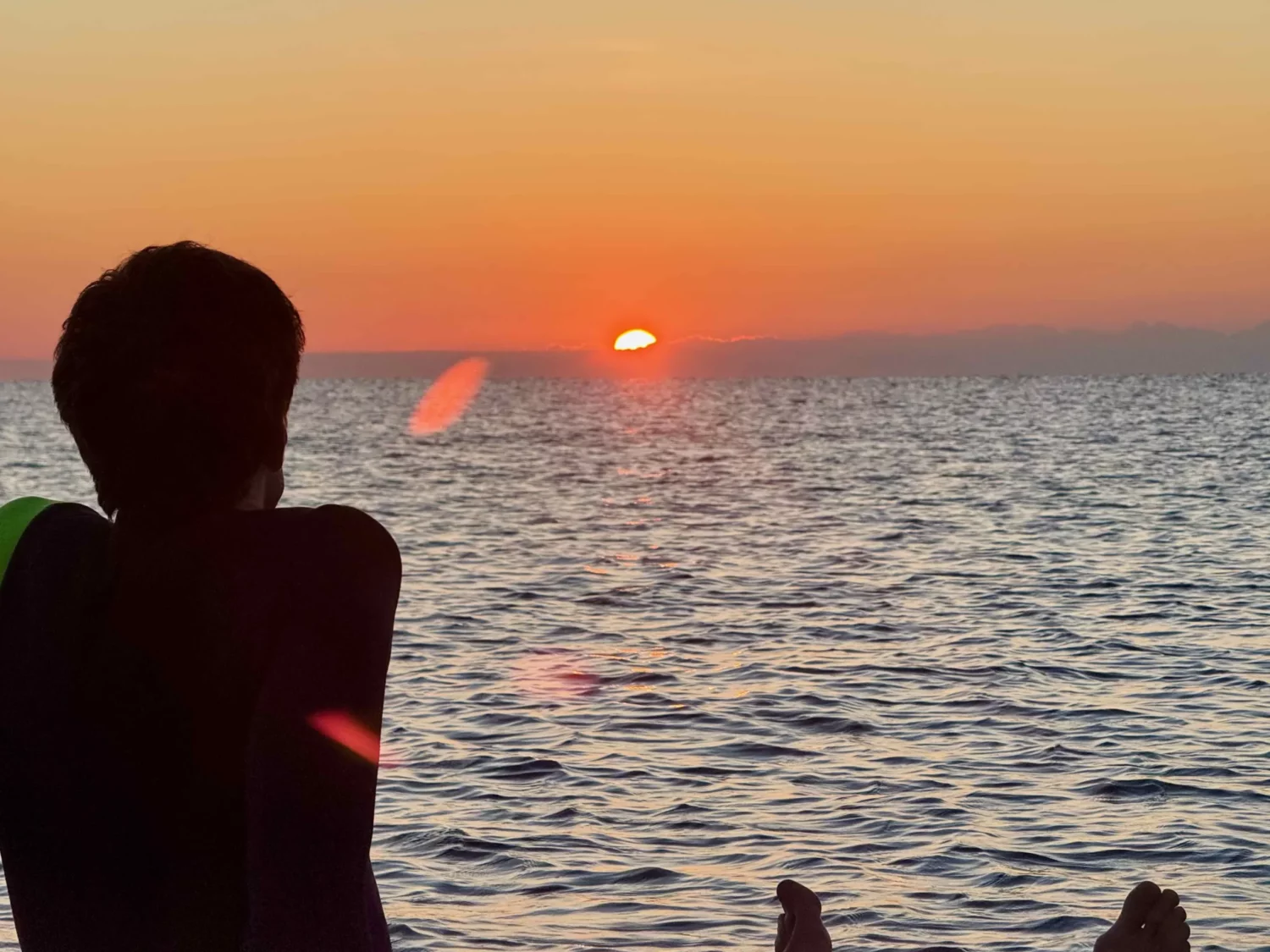 Paddle au levé du soleil